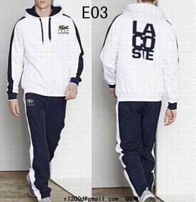 survetement lacoste soldes