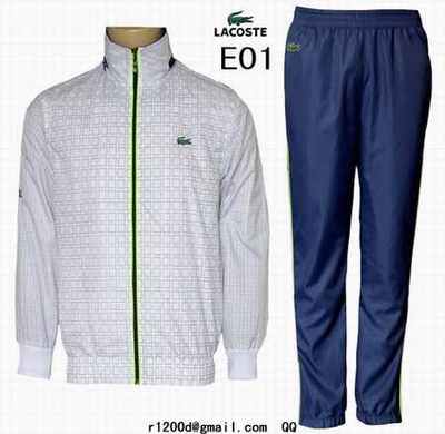 survetement lacoste soldes
